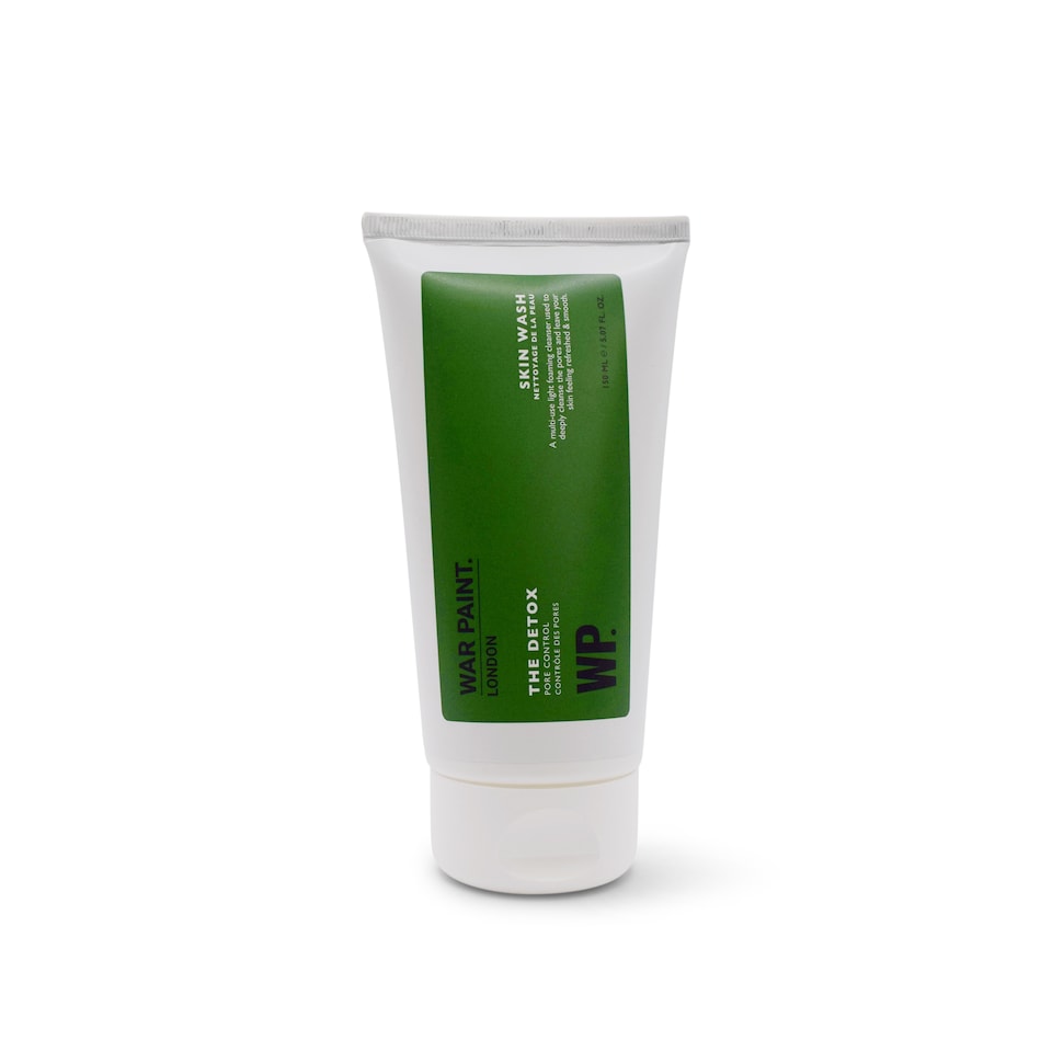 War Paint Detox Pore Control Niacinamide Face Cleanser Deeply Cleanses Pores and Helps Remove Excess Oil with Glycerin and Citric Acid, Suitable for Sensitive Skin 150ml