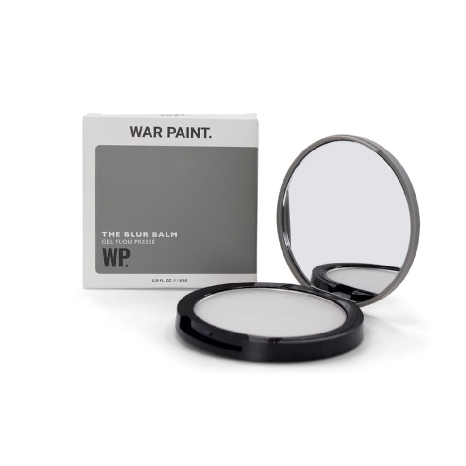 War Paint The Blur Balm, Face Mattifying Pressed Balm, Helps Reduce Shine, Absorbs Excess Oil and Blurs Pores and Fine Lines, Clear and Lightweight Formula 8.5g