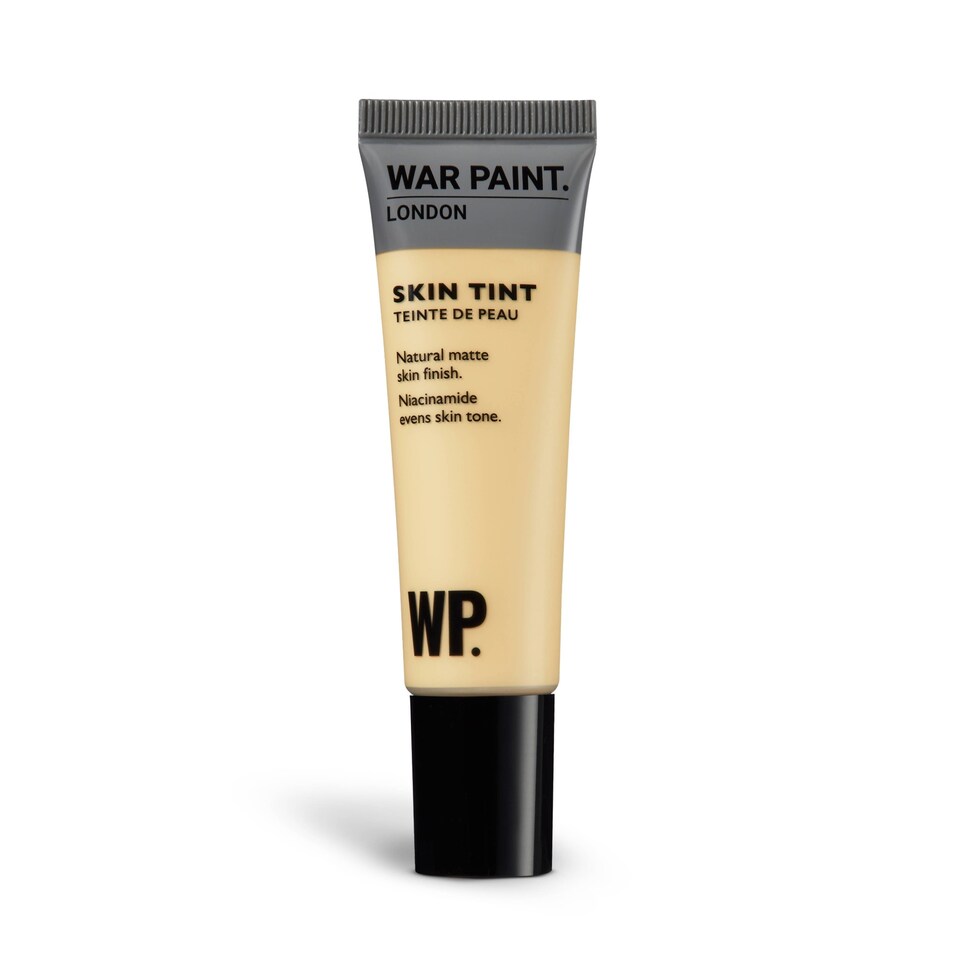 War Paint for Men Skin Tint, Matte Natural Finish, Tinted Face Moisturiser with Niacinamide, Hydrates and Evens Out Skin Tone, Lightweight Formula, Shade T1 30ml