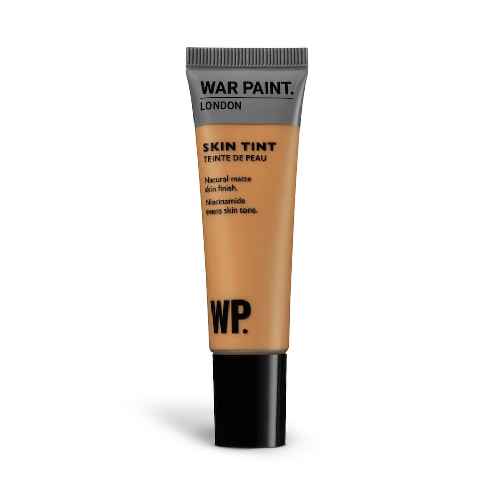 War Paint for Men Skin Tint, Matte Natural Finish, Tinted Face Moisturiser with Niacinamide, Hydrates and Evens Out Skin Tone, Lightweight Formula, Shade T6 30ml