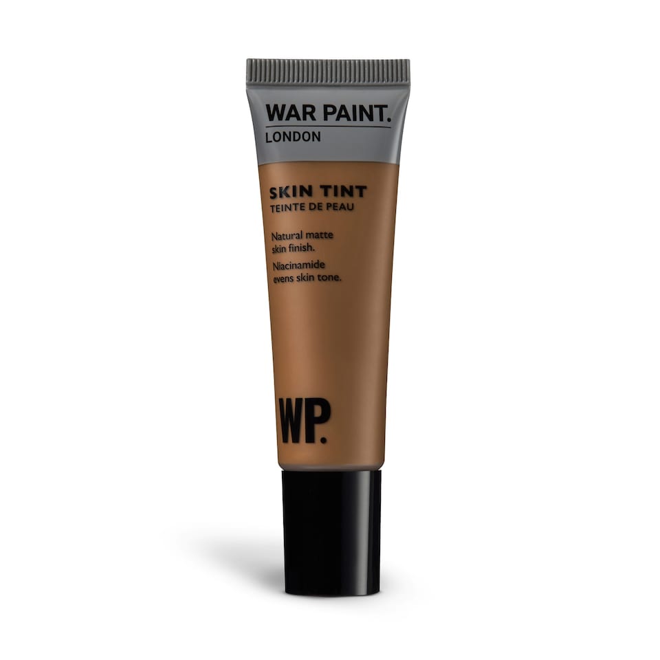 War Paint for Men Skin Tint, Matte Natural Finish, Tinted Face Moisturiser with Niacinamide, Hydrates and Evens Out Skin Tone, Lightweight Formula, Shade T7 30ml