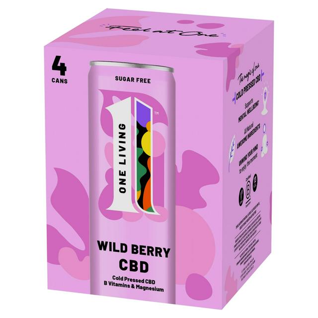 One Living Wild Berry CBD 4x250ml