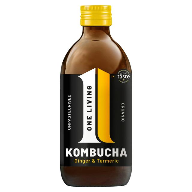 One Living Organic Kombucha Ginger & Turmeric 330ml