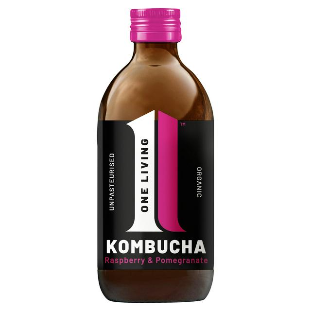 One Living Organic Kombucha Raspberry & Pomegranate 330ml