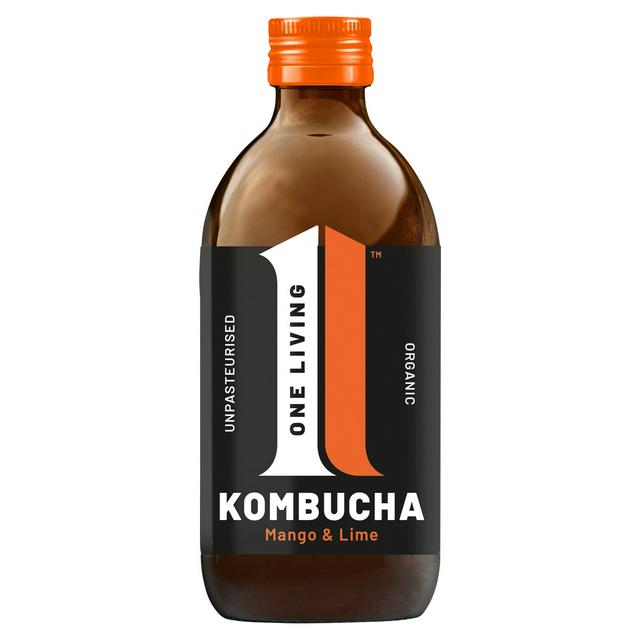 One Living Organic Kombucha Mango & Lime 330ml