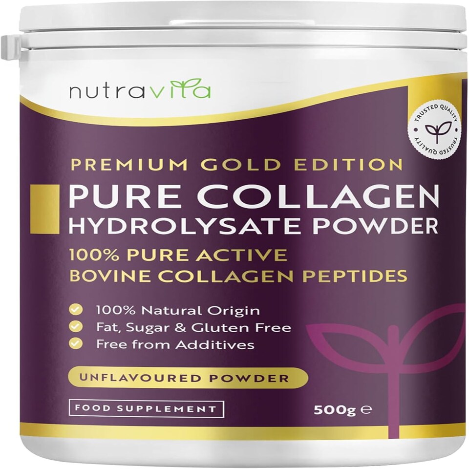 Premium Pure Collagen Hydrolysate Powder  500g - Premium Gold Standard Bovine with 8 Essential Amino Acids - 50 Unflavoured Servings
