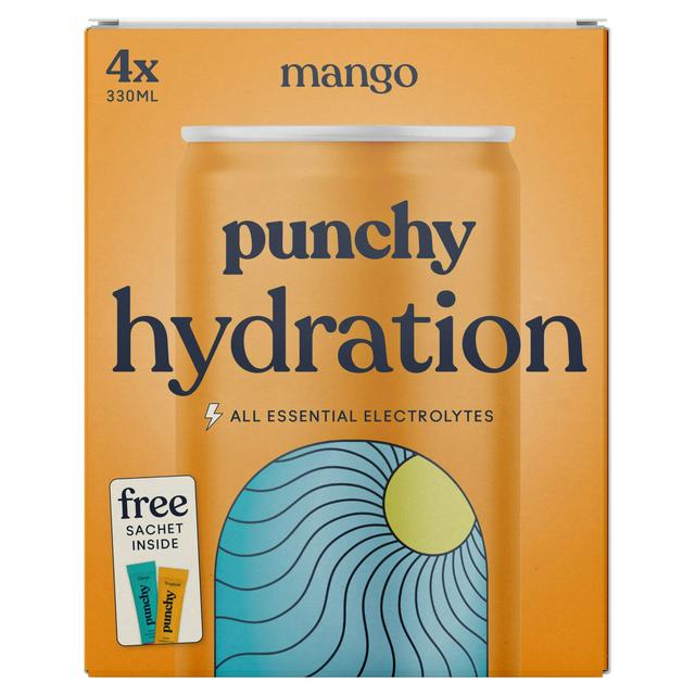 Punchy Mango Hydration 4 x 330ml