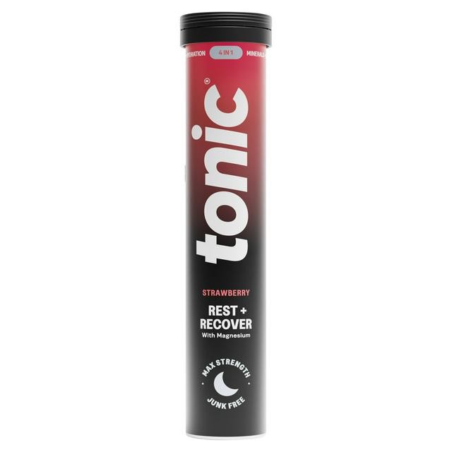 Tonic 20 x Rest & Recover Soothing Strawberry Effervescent Tablets