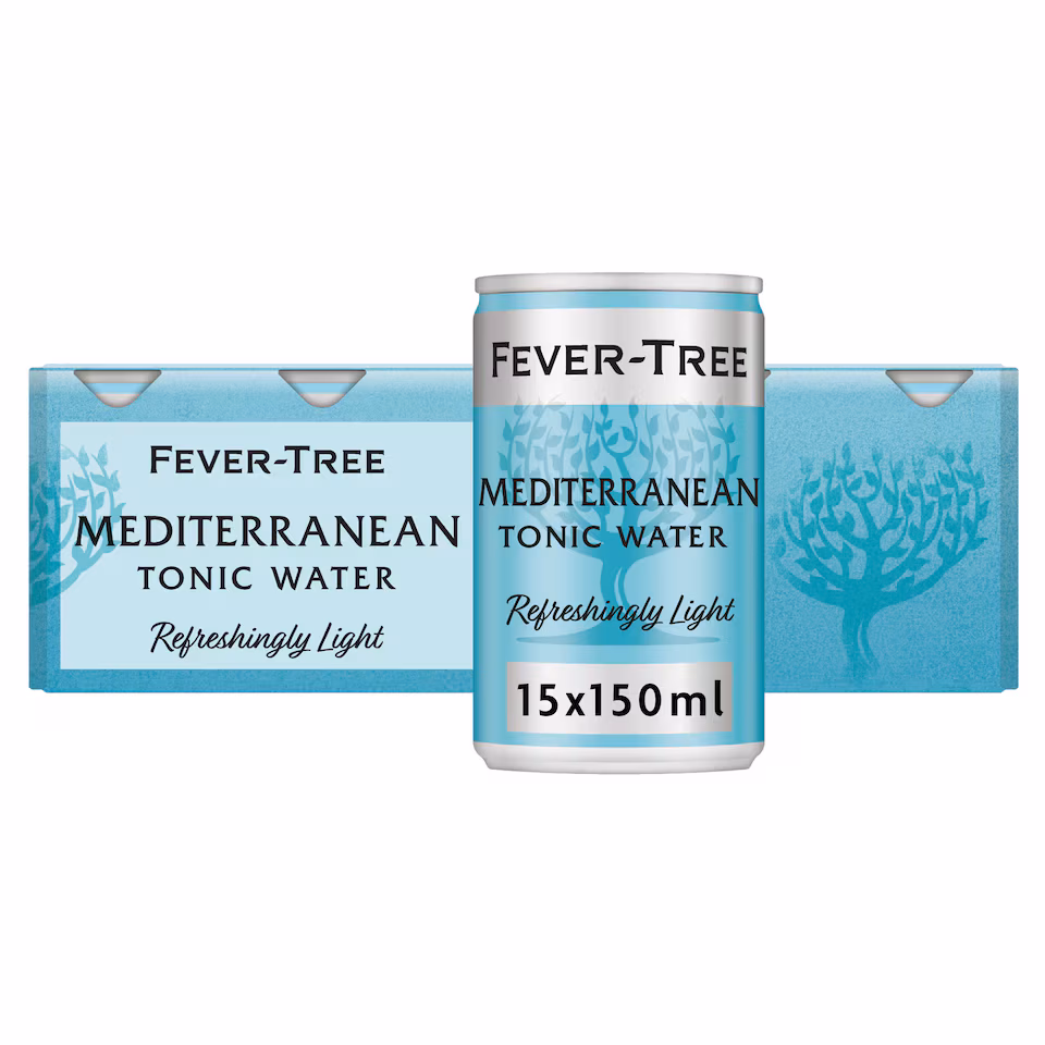 Fever Tree Light Mediterranean Tonic Water 15X150ml