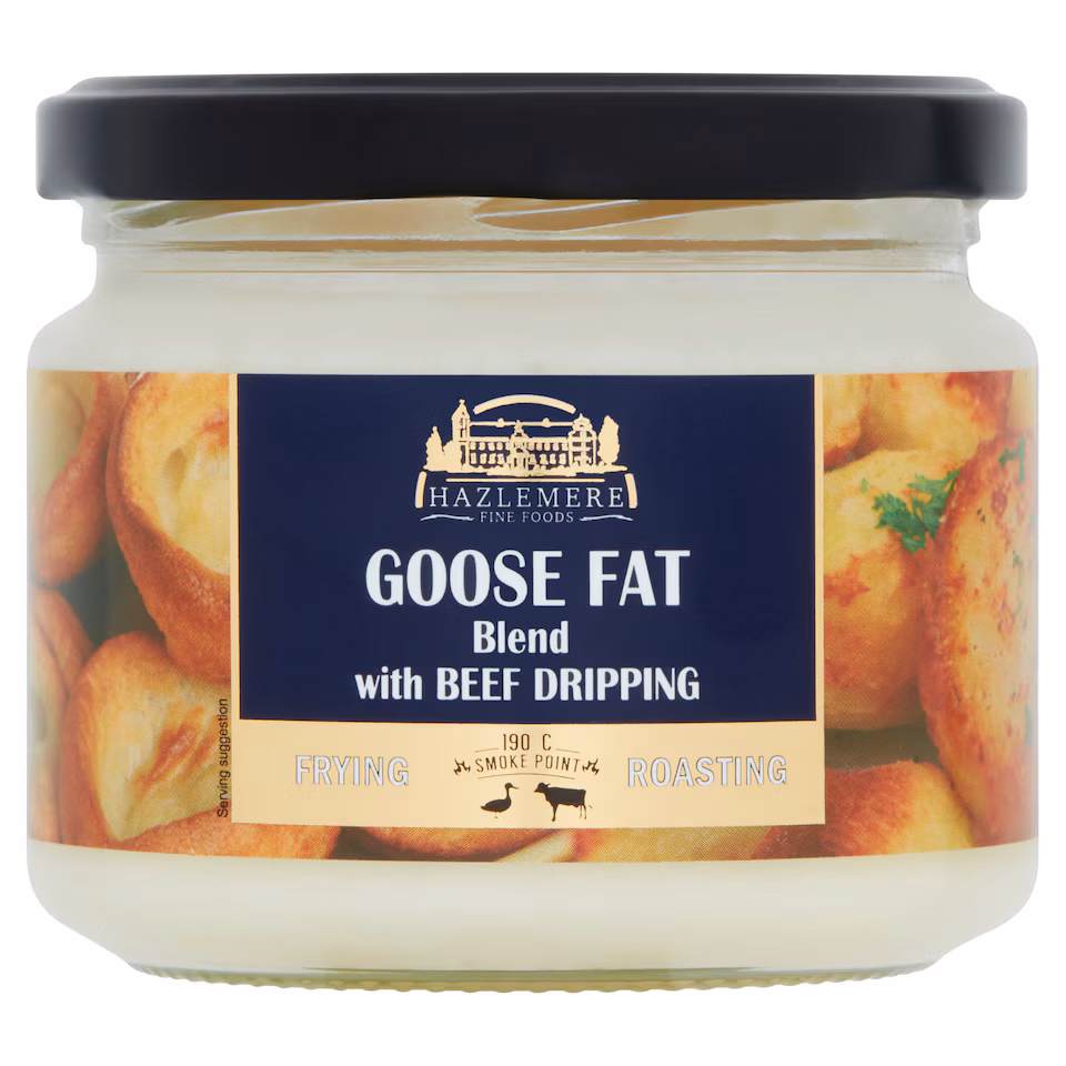 Hazelmere Goose Fat Blend With Beef Dripping 220g