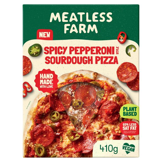 Meatless Farm Spicy Pepperoni Style Sourdough Pizza 410g