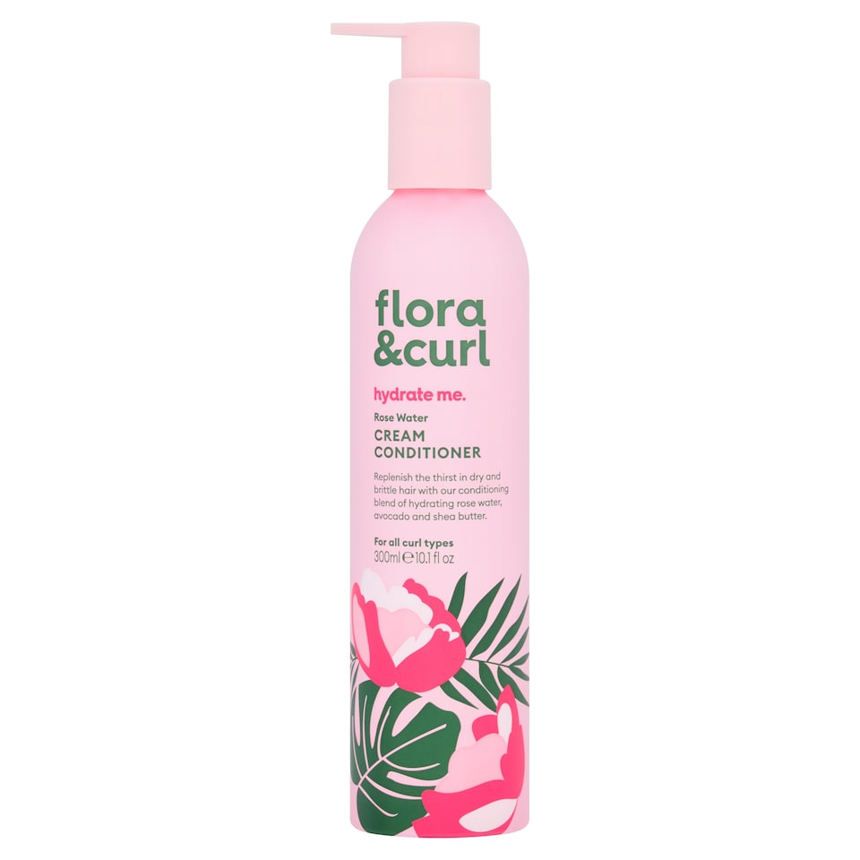 Flora & Curl Rose Water Cream Conditioner 300ml