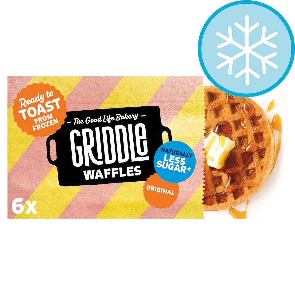 Griddle Original Wholegrain Waffles 6 Pack 200g