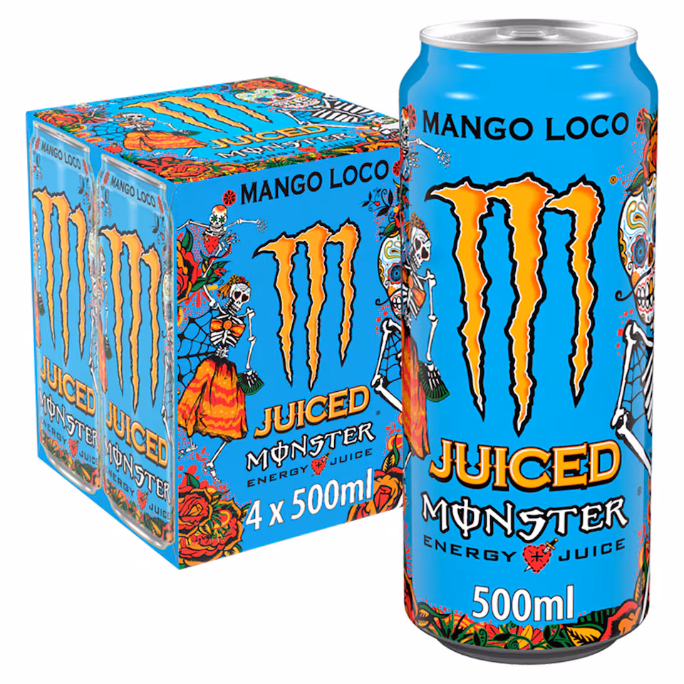 Monster Energy Drink Mango Loco 4x500ml
