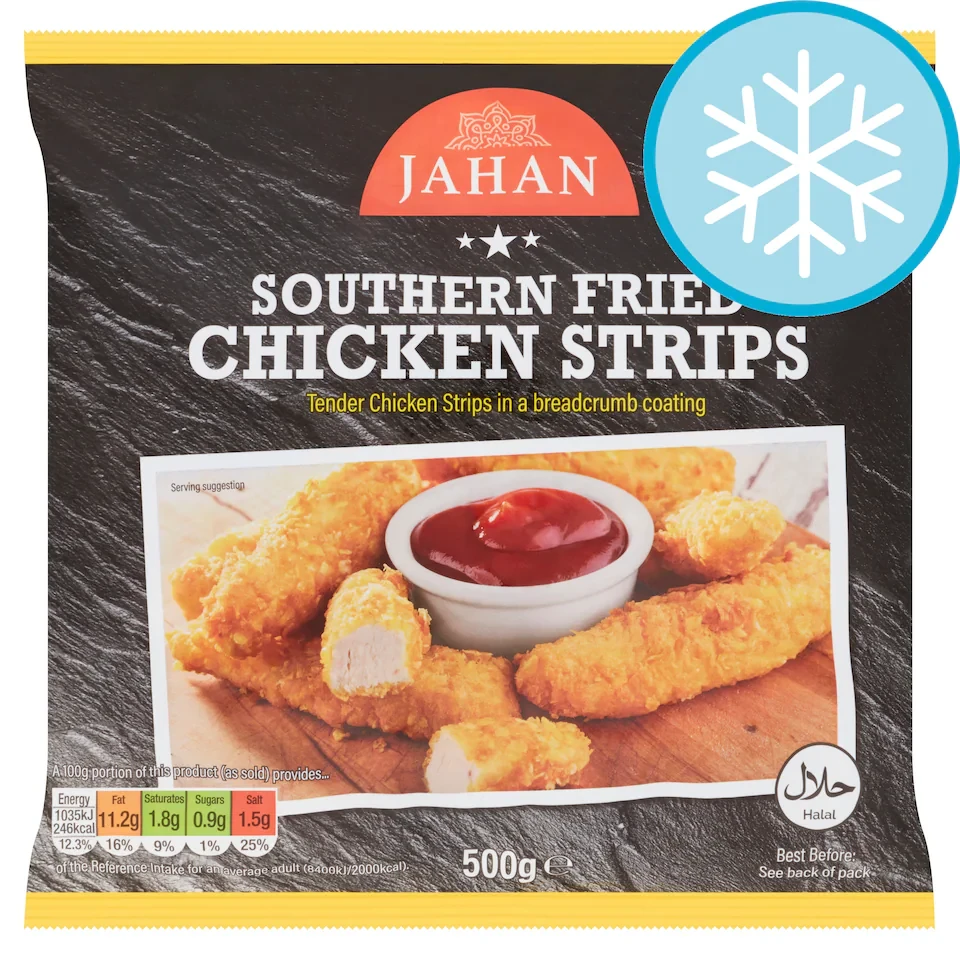Jahan Southern Fried Chicken Strips 500g