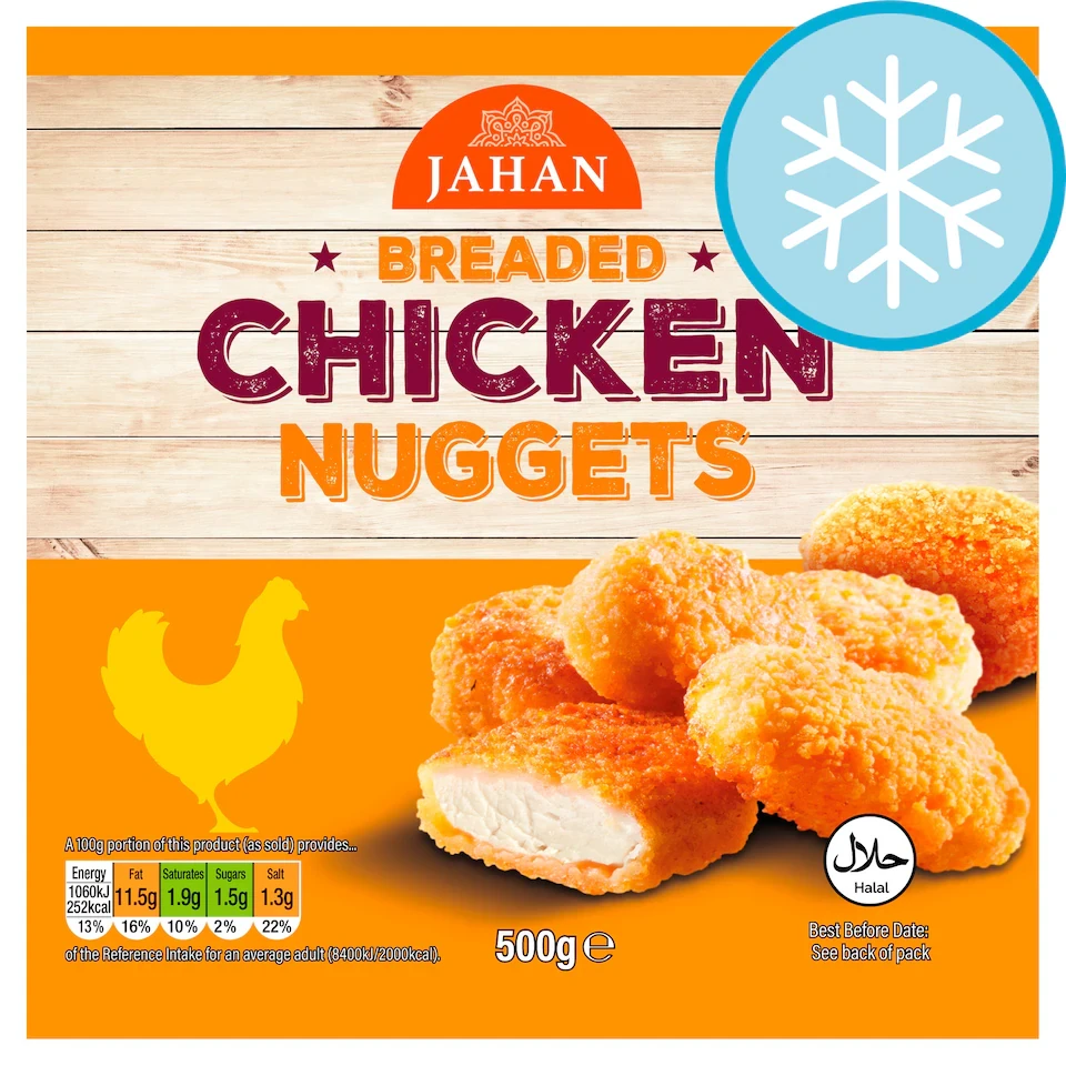 Jahan Breaded Chicken Nuggets 500g