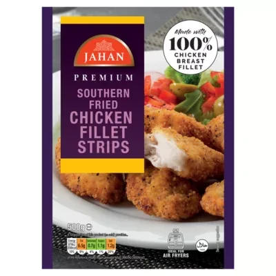 Jahan Southern Fried Chicken Fillet Strips 500g