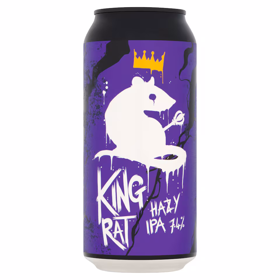 Ossett Brewery King Rat Hazy IPA 7.4% 440ml