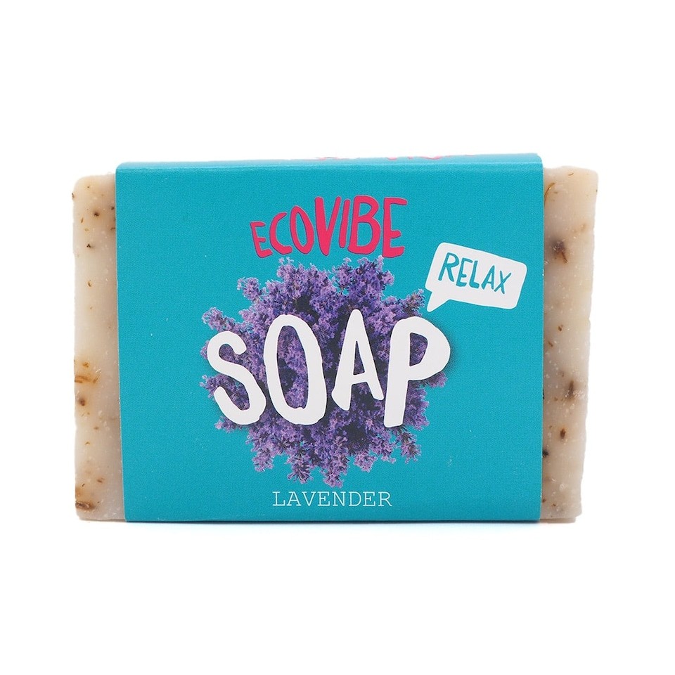 EcoVibe Lavender Natural Soap Bar - 100g