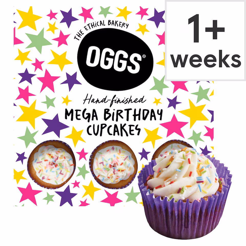 OGGS Mega Birthday Cupcakes 9pk