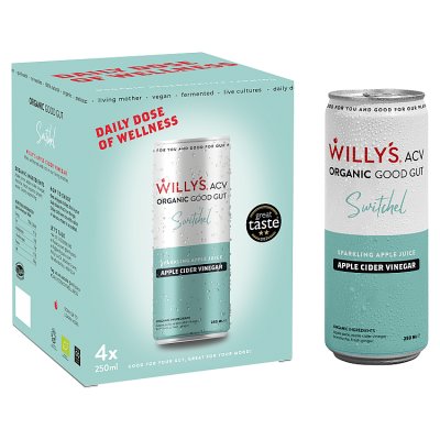 Willy's Organic Sparkling Apple Cider Vinegar Switchel
