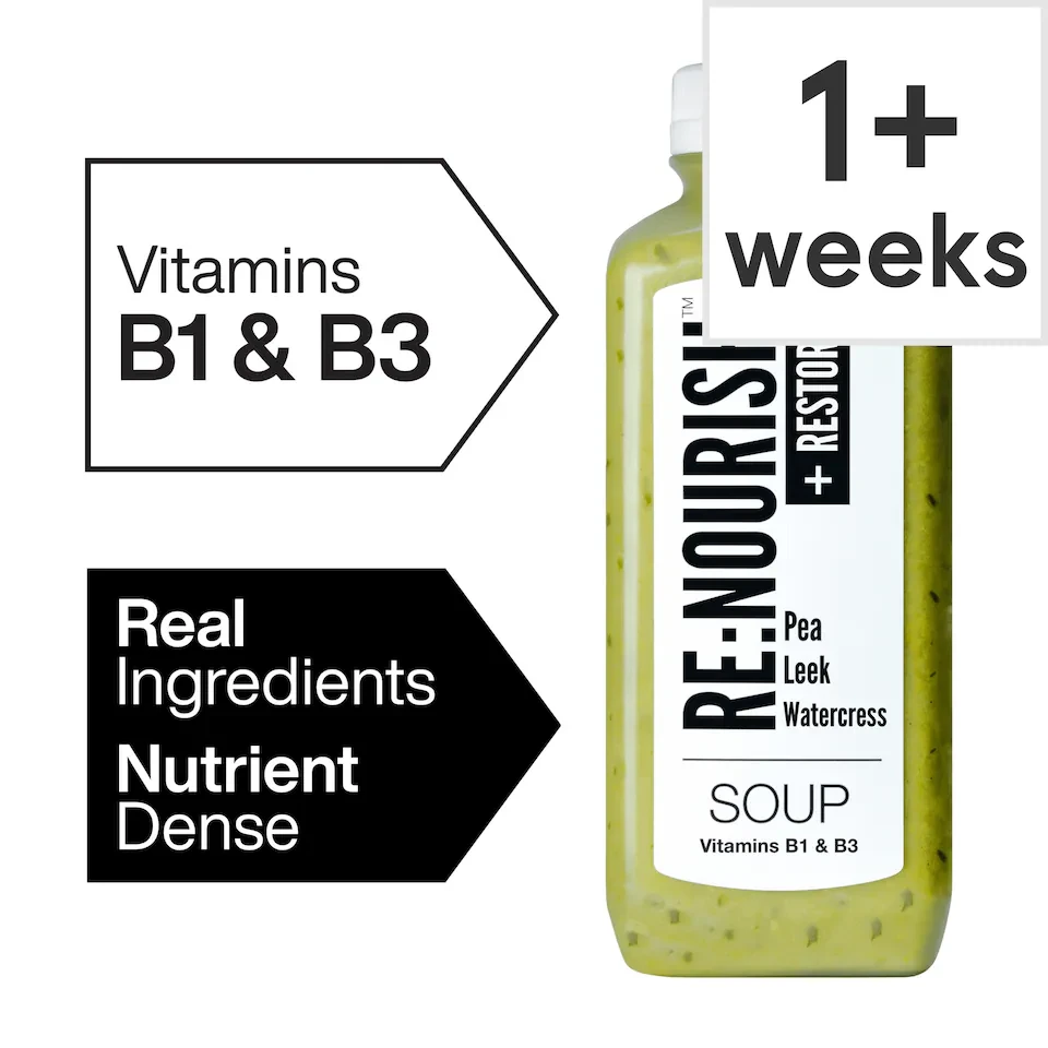 RENOURISH RESTORE Pea, Leek and Watercress Soup 500g