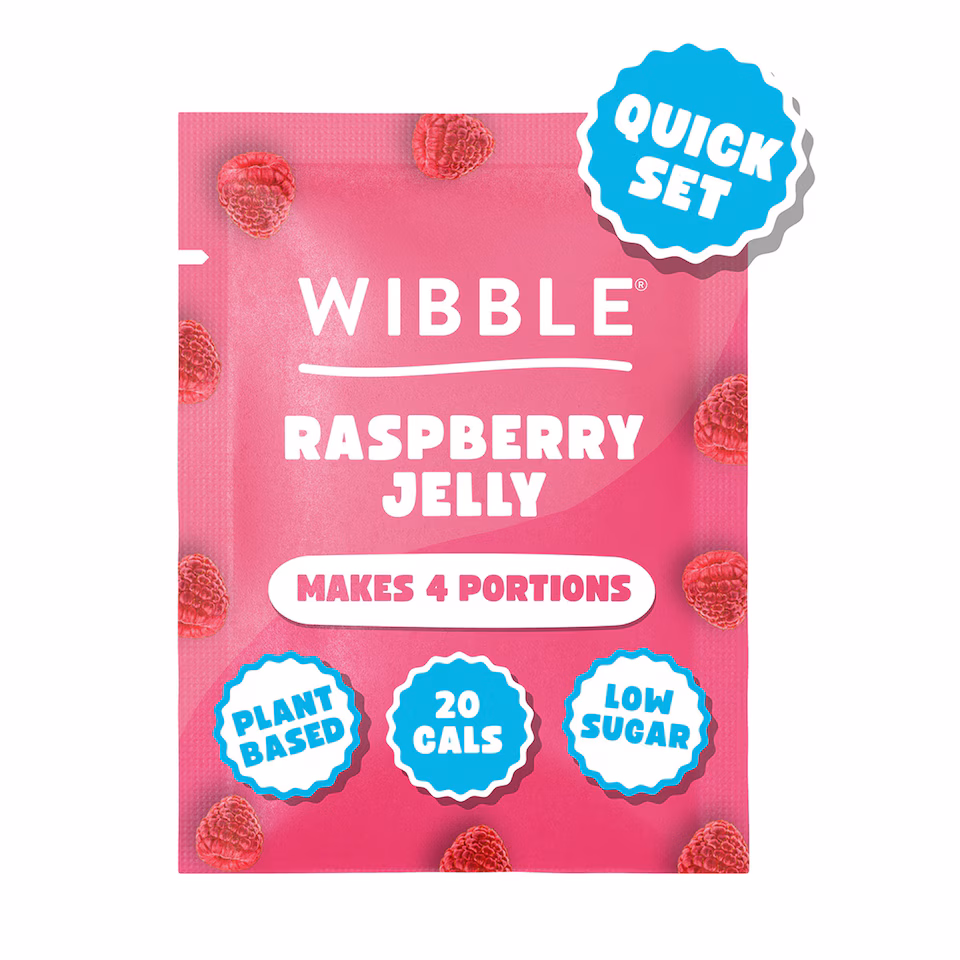 Wibble Raspberry Jelly Crystals 57g