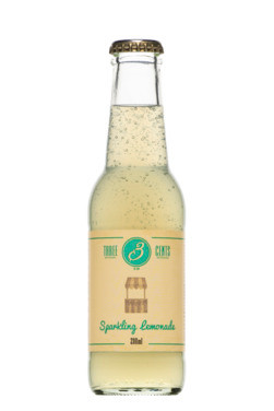 Three Cents Sparkling Lemonade 24fl Á 20cl