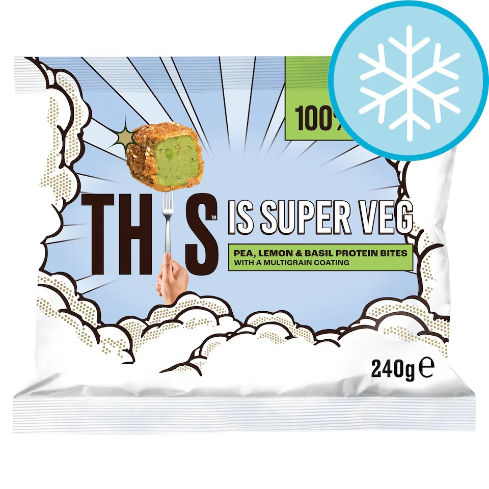 THIS IS SuperVeg Bites Spinach & Pea 240g