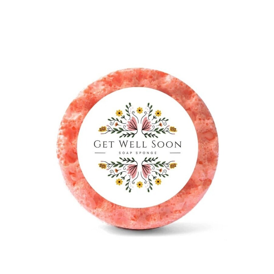 Emily Victoria Triple Butter Shower Soap Sponge Get Well Soon Belle