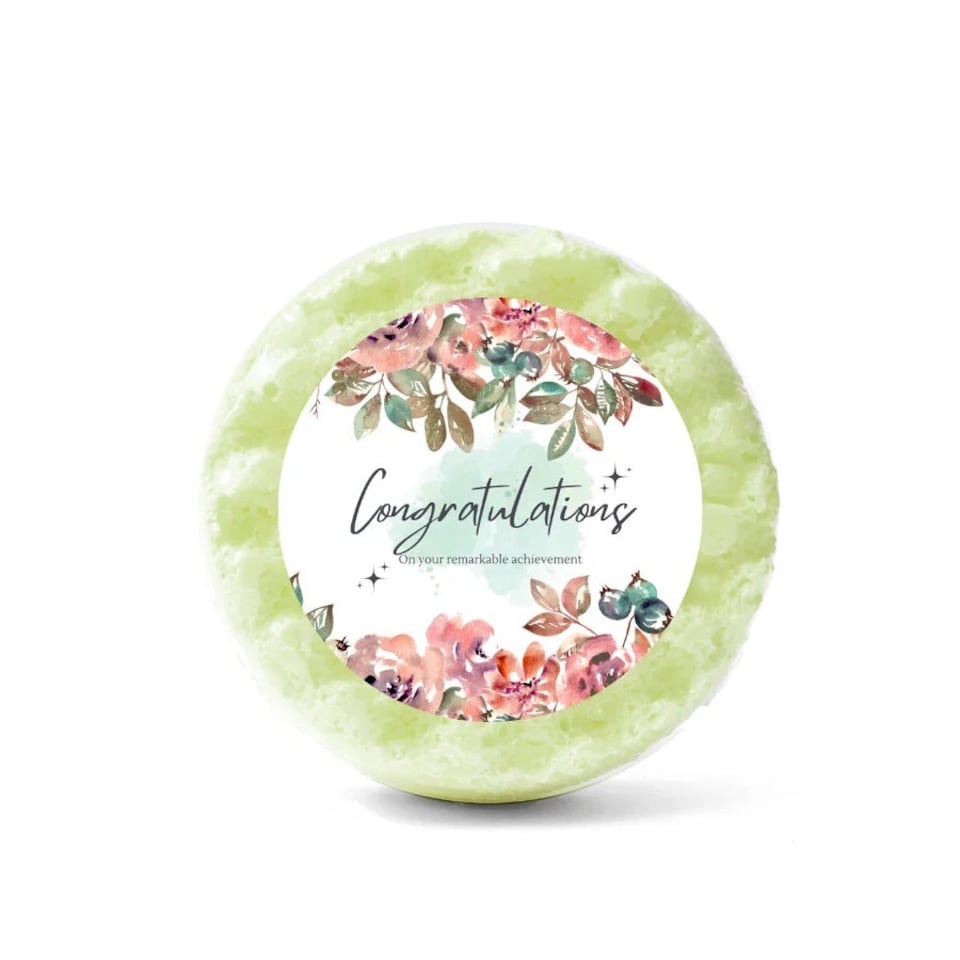 Emily Victoria Triple Butter Shower Soap Sponge Congratulations