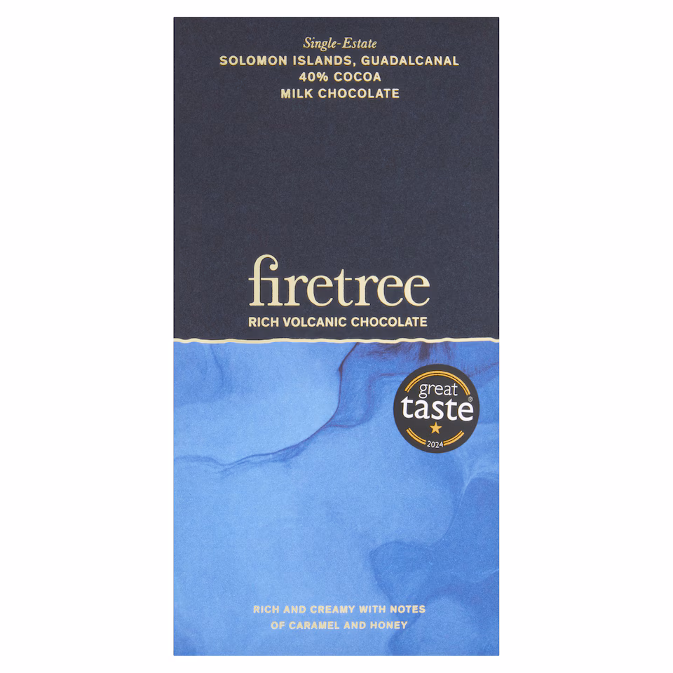 Firetree 40% cocoa Milk Chocolate 70g