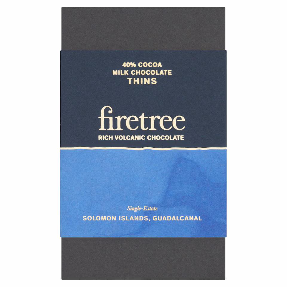 Firetree 40% Cocoa Milk Chocolate Thins 150g