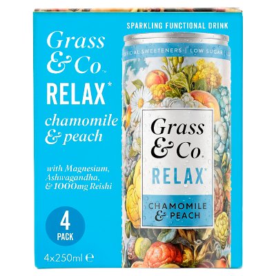 Grass & Co. Liquid Relax Peach, Chamomile & Reishi