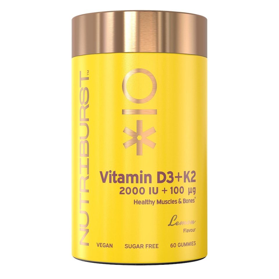 NUTRIBURST VITAMIN D3 + K2 60 GUMMIES