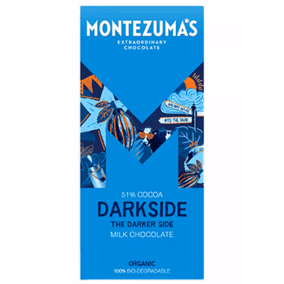 Organic 51% Cocoa Milk Chocolate 90g (Montezuma's)