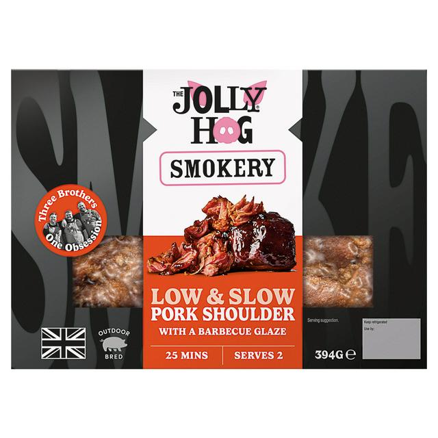 The Jolly Hog Smokery Pork Shoulder with a Barbecue Glaze 394g