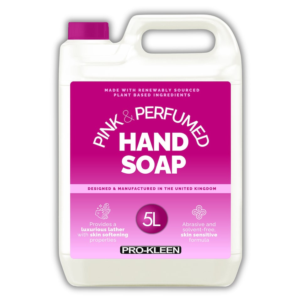 Pro-Kleen Hand Soap Luxury Pink Pearlised, Perfumed Soap 5 Litres