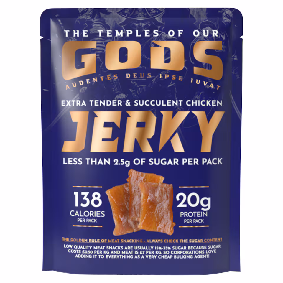 THE TEMPLES OF OUR GODS Extra Tender Chicken Jerky 55G
