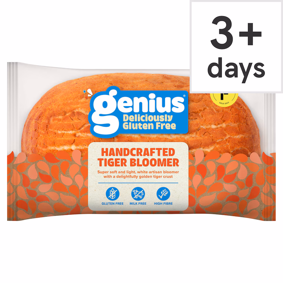 Genius Gluten Free Tiger Bread Bloomer Loaf 400g