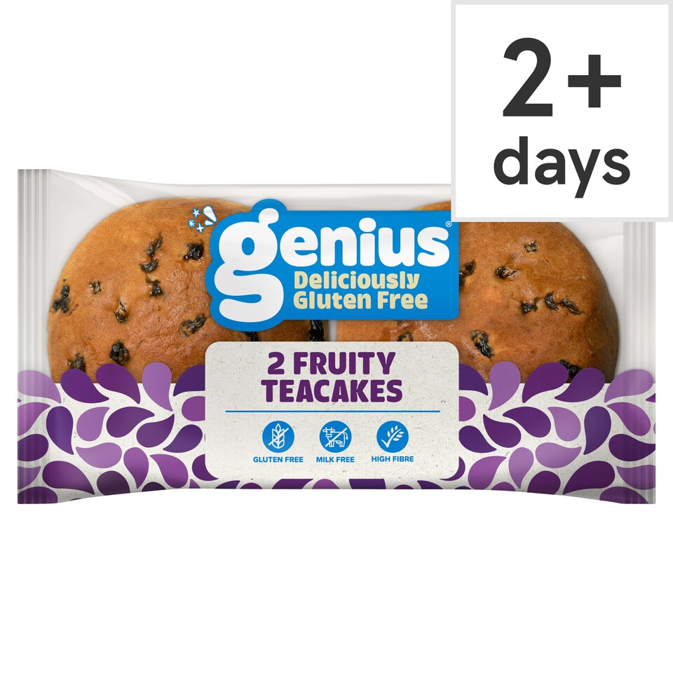 Genius Gluten Free Fruity Teacakes 2 Pack