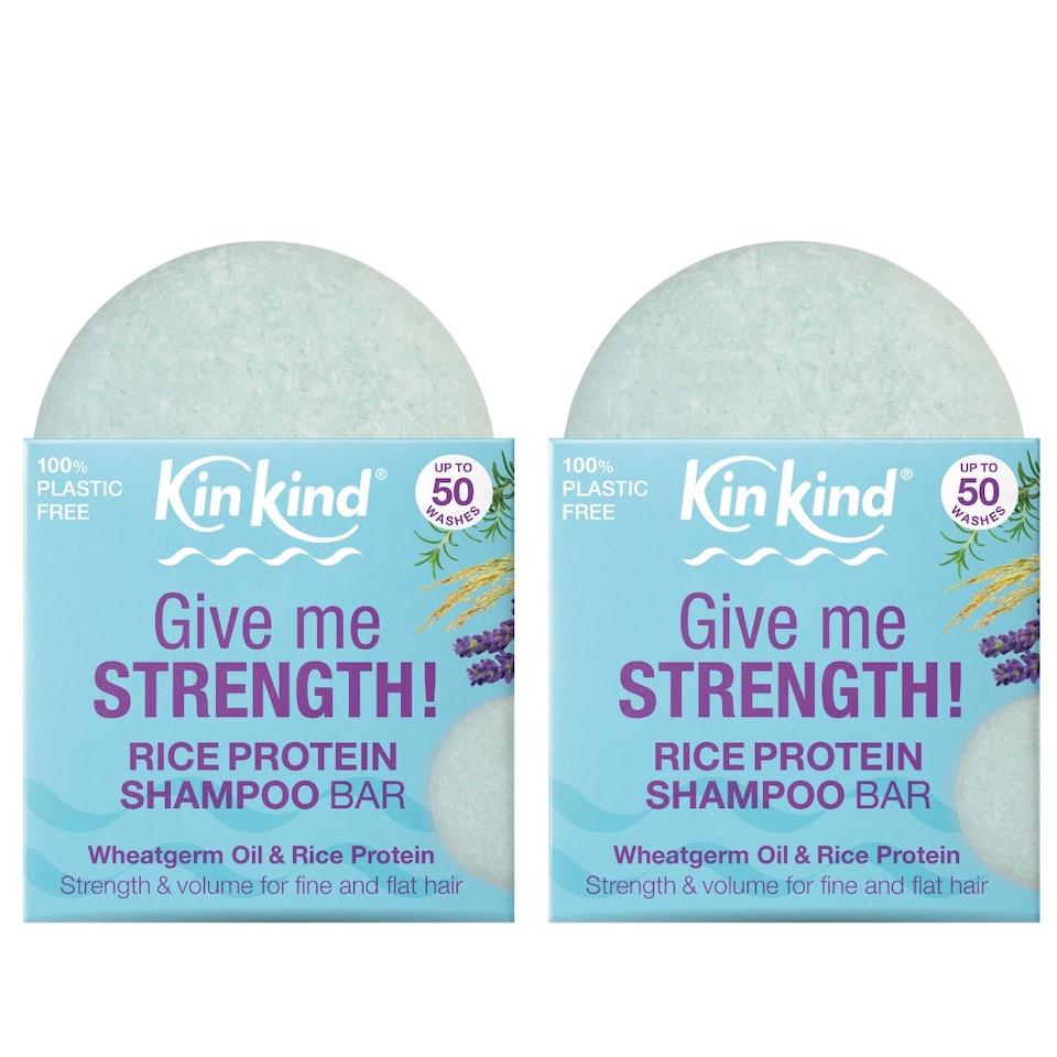 Give me STRENGTH! Shampoo bar duo set. Volume & Strength for fine, flat and thin hair.