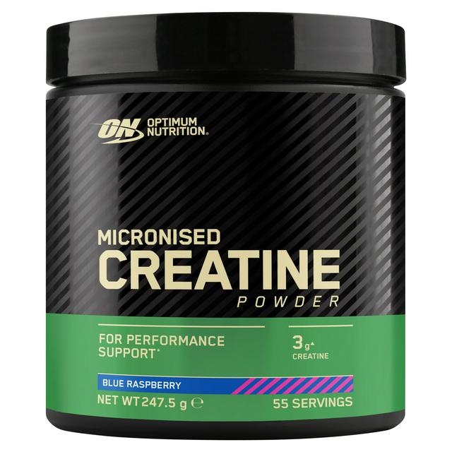 Optimum Nutrition Blue Raspberry Micronised Creatine Powder 247.5g
