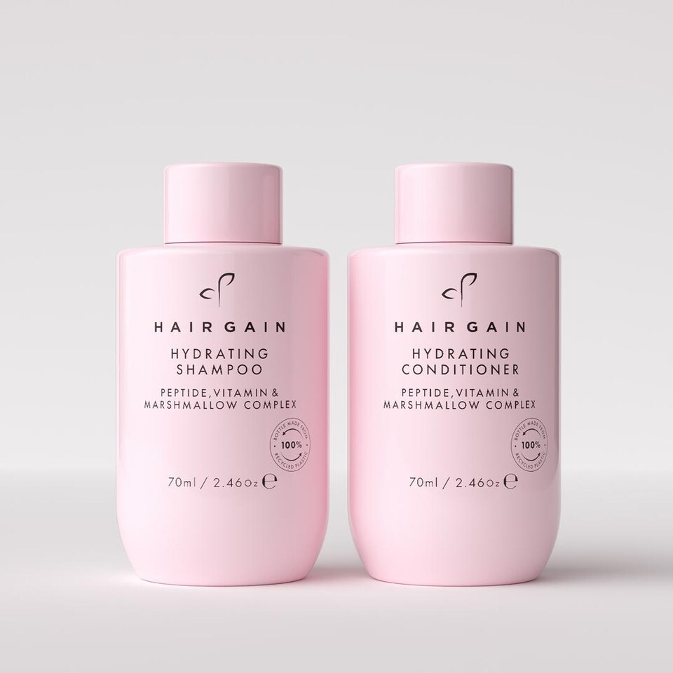 Hair Gain Hydrating Shampoo & Conditioner Travel Duo 70ml