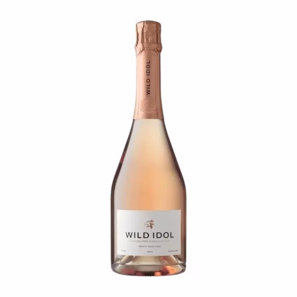 Wild Idol Sparkling Rose Wine - Alcohol free 75cl