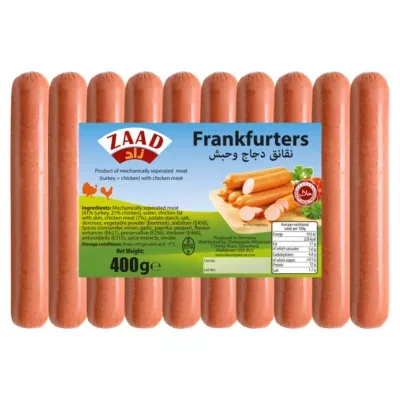 Zaad Frankfurters 400g