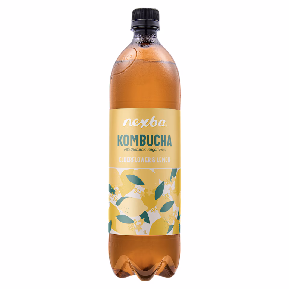 Nexba Kombucha - Elderflower & Lemon 1L