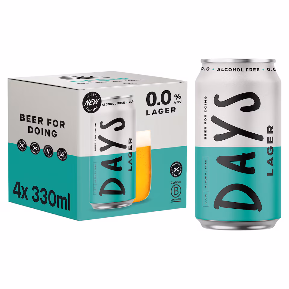 Days Brewing Lager 4x330ml