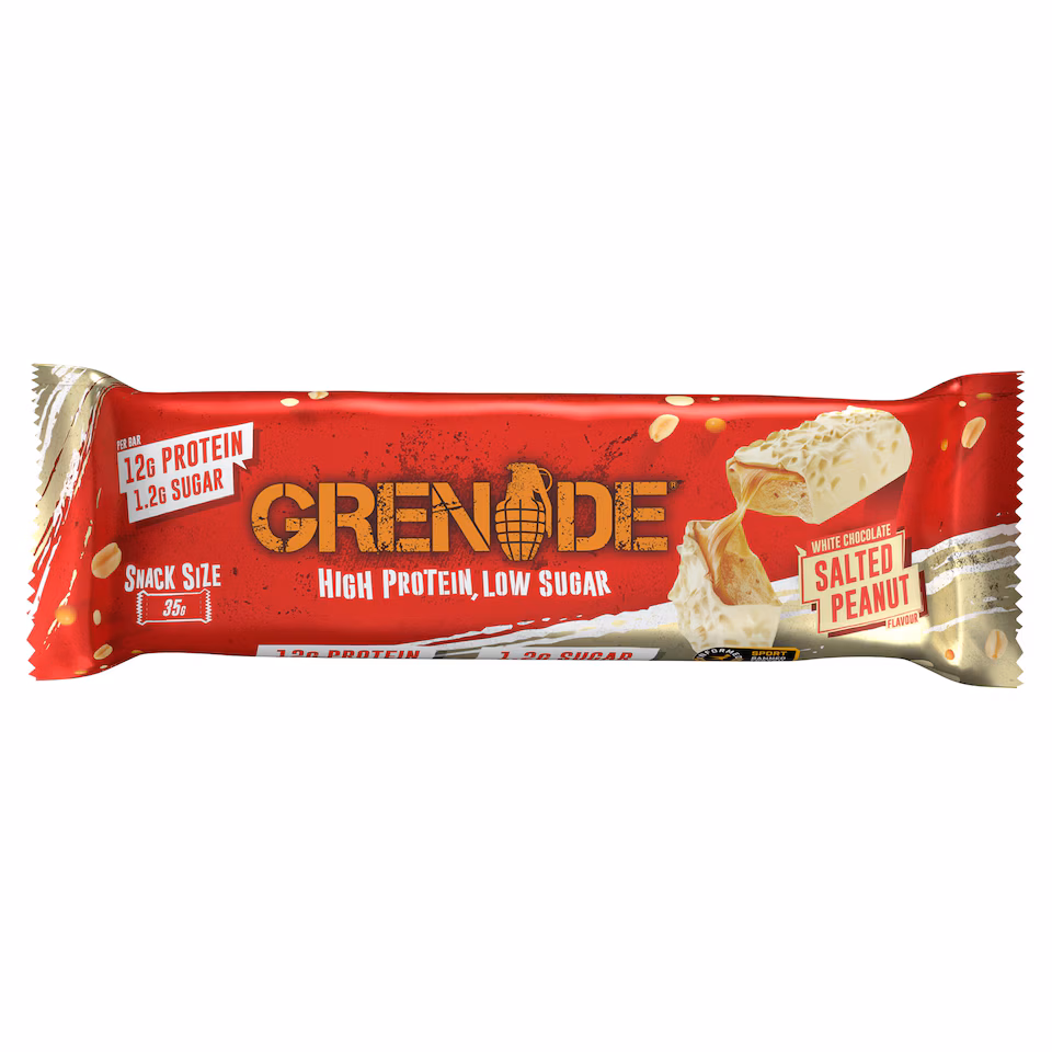 Grenade Protein Bar - White Chocolate Salted Peanut 35g