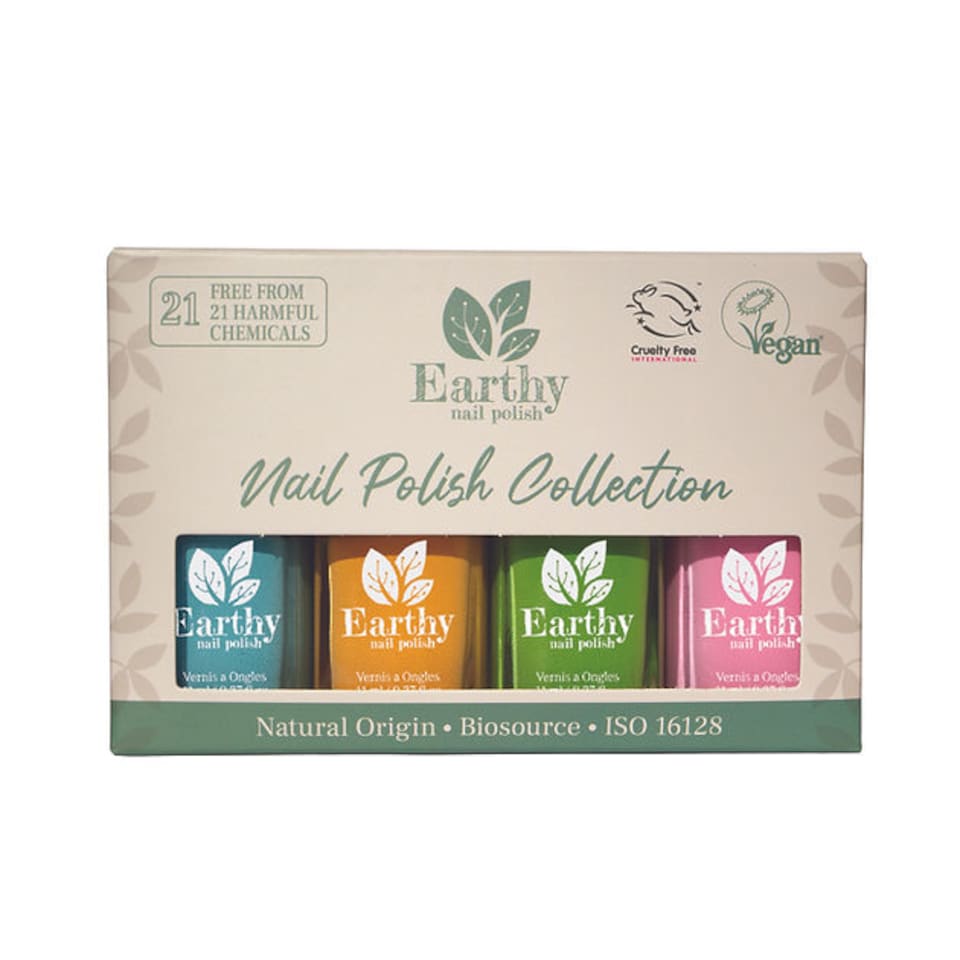Earthy Nail Polish Meadow Haze Collection 4x11ml